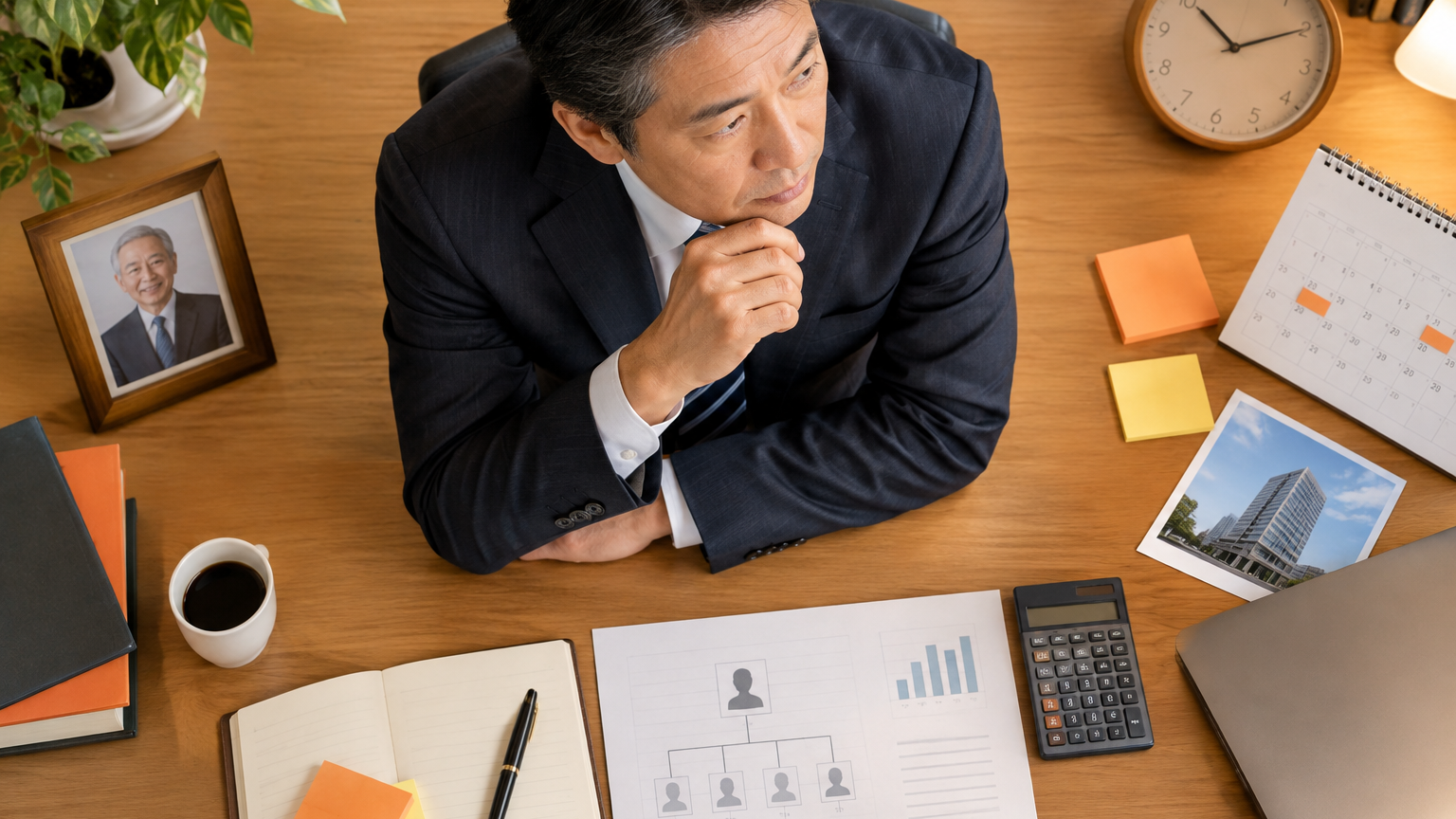社長が急死したら事業承継はどうする？株式相続と経営空白への対応