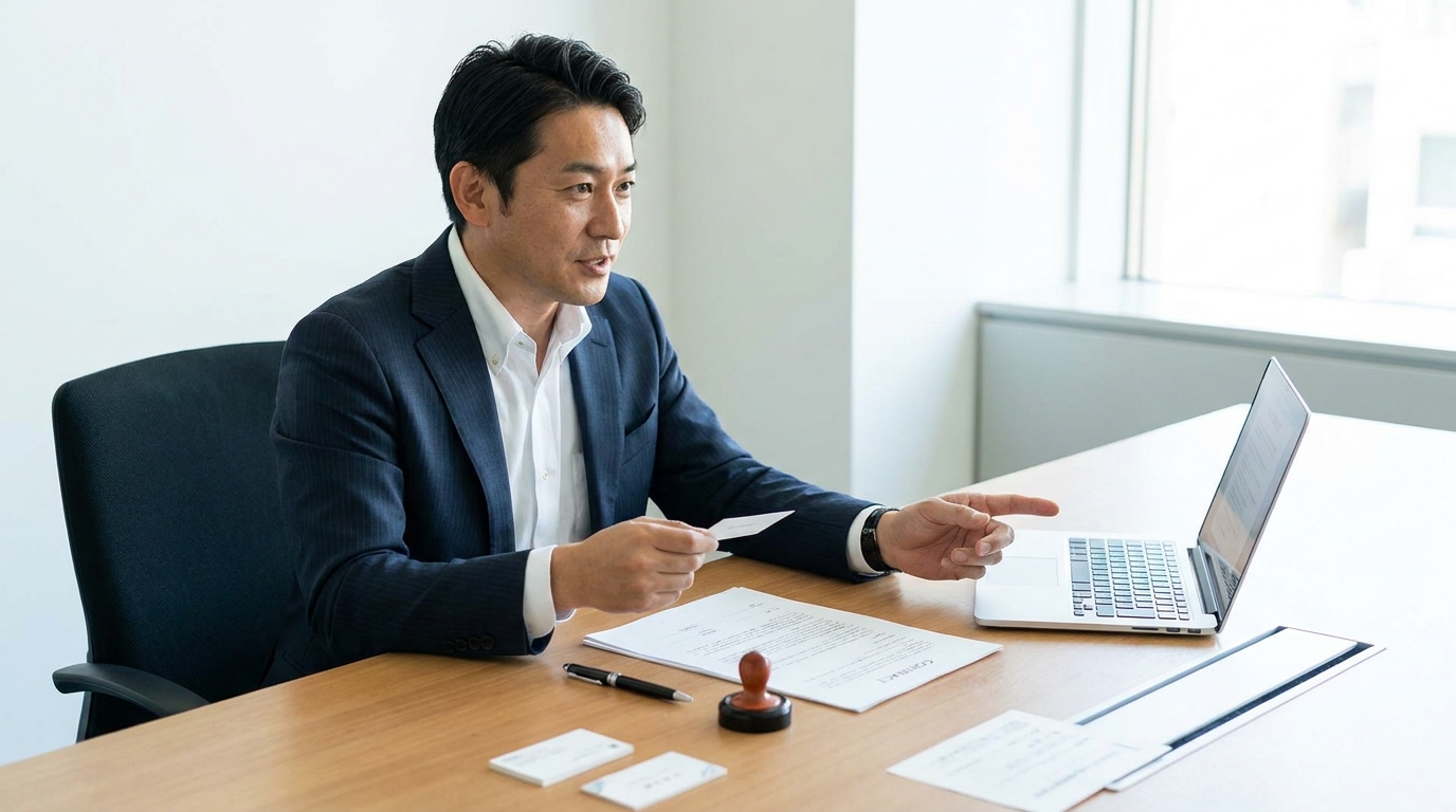 合同会社の代表者は「代表取締役」と名乗れる？名刺や契約書での正しい肩書きのアイキャッチ画像