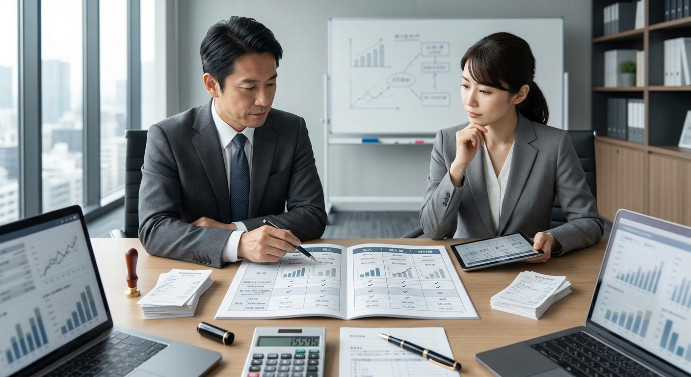 購入型・寄付型における個人と法人の税金の違いをまとめた比較表