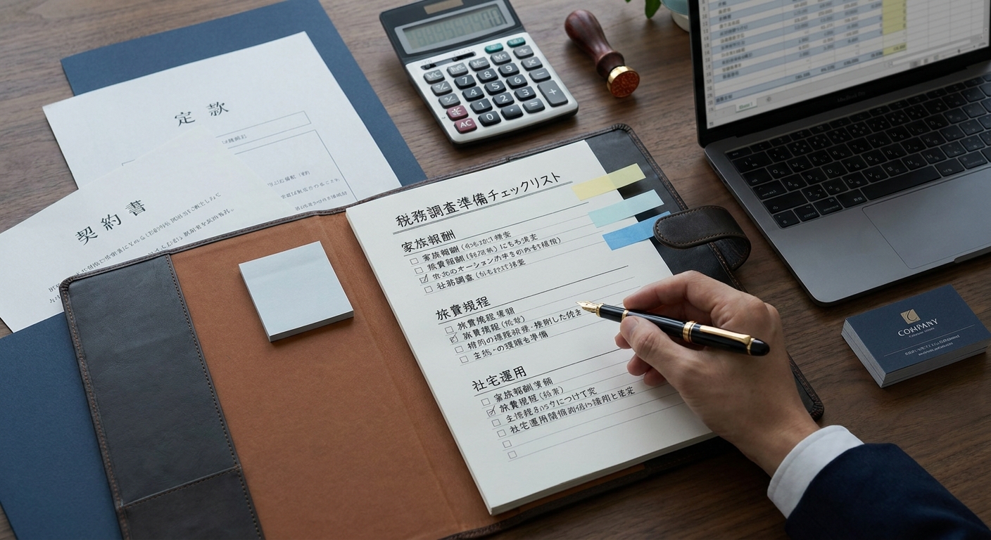 税務調査で否認されないためのチェックリスト画像