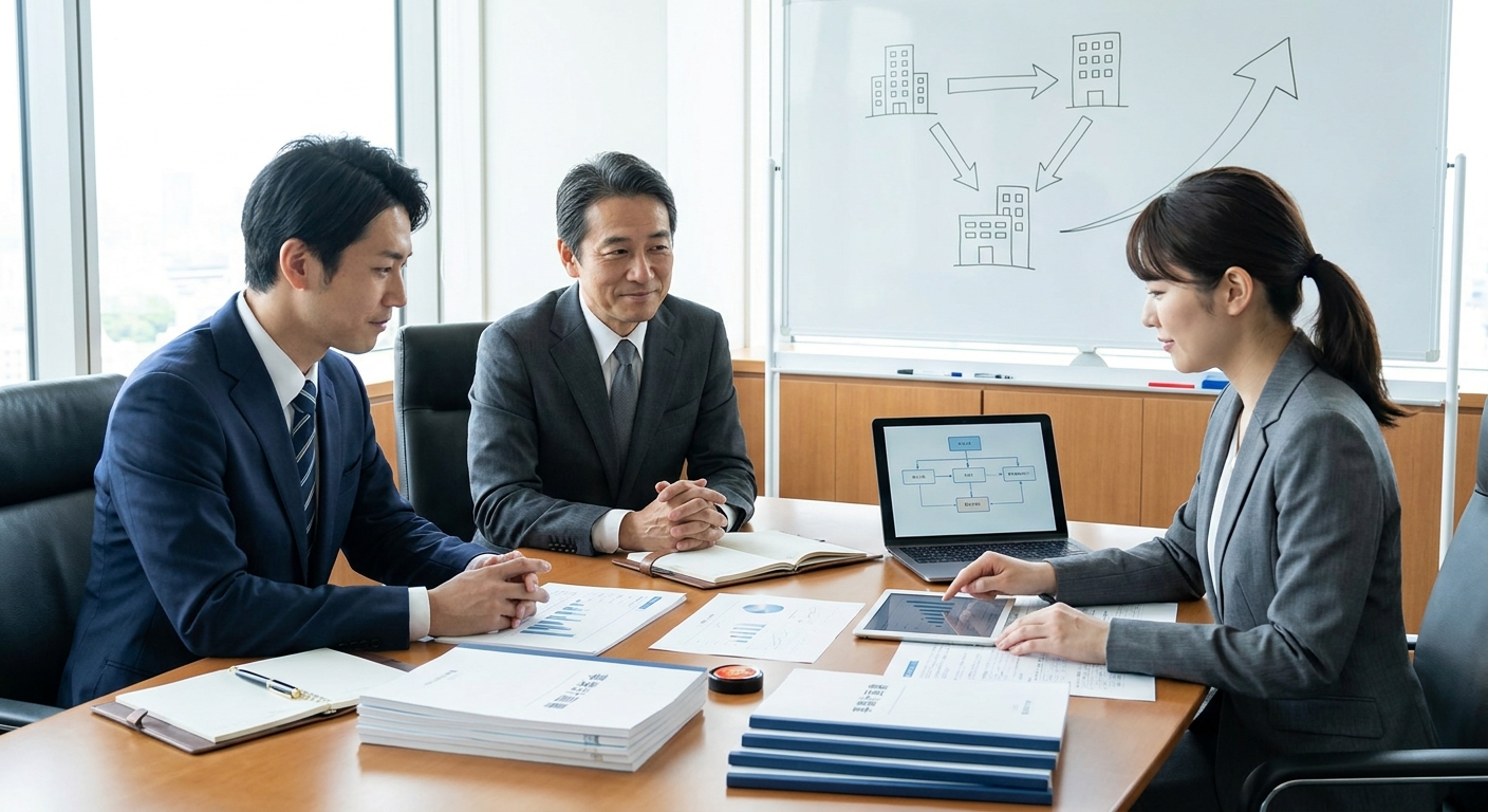 公庫と民間金融機関による協調融資の仕組み図