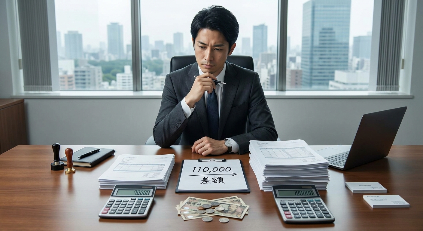 東京都23区を例にした資本金別の均等割額の比較イラスト