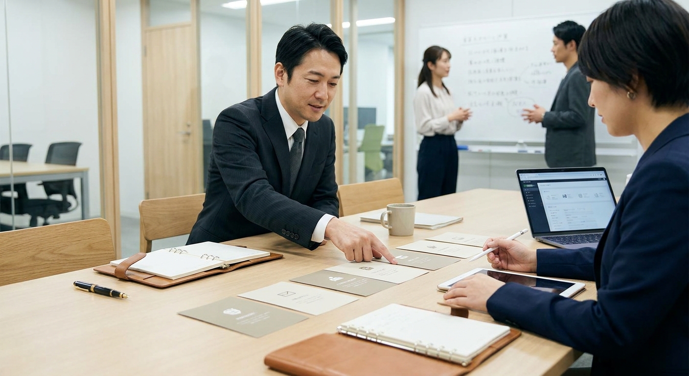 電子定款作成から申請・認証までの5つのステップを示すフローチャート