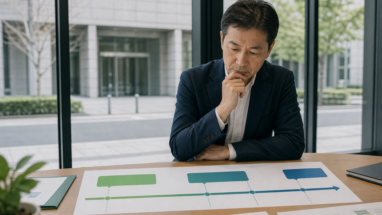 新設法人の第1期と第2期における簡易課税届出期限のタイムライン