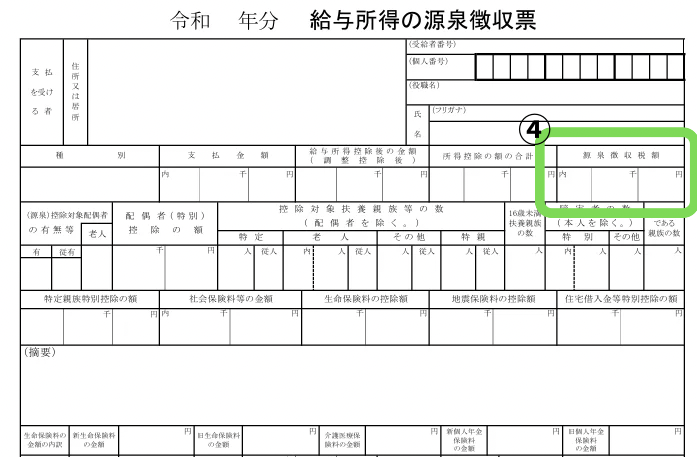 源泉徴収票