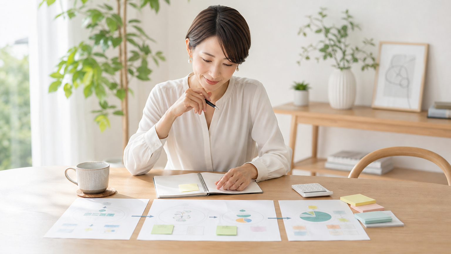 資料情報を収集し、名寄せと照合を経て接触方法を検討する流れ