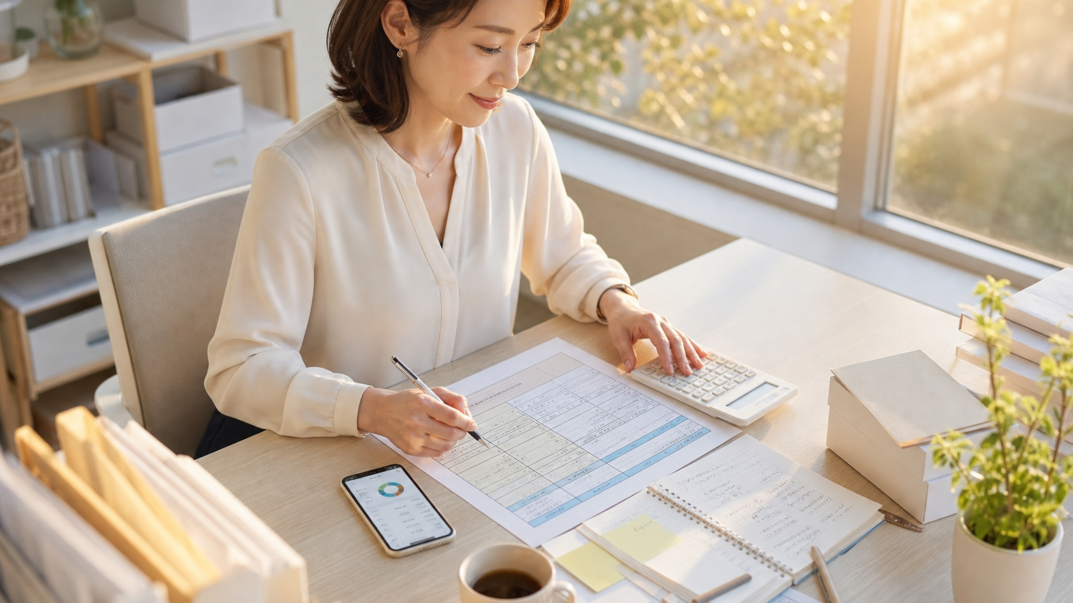 売上、仕入れ、経費から買取・転売所得を計算する記入式テンプレート